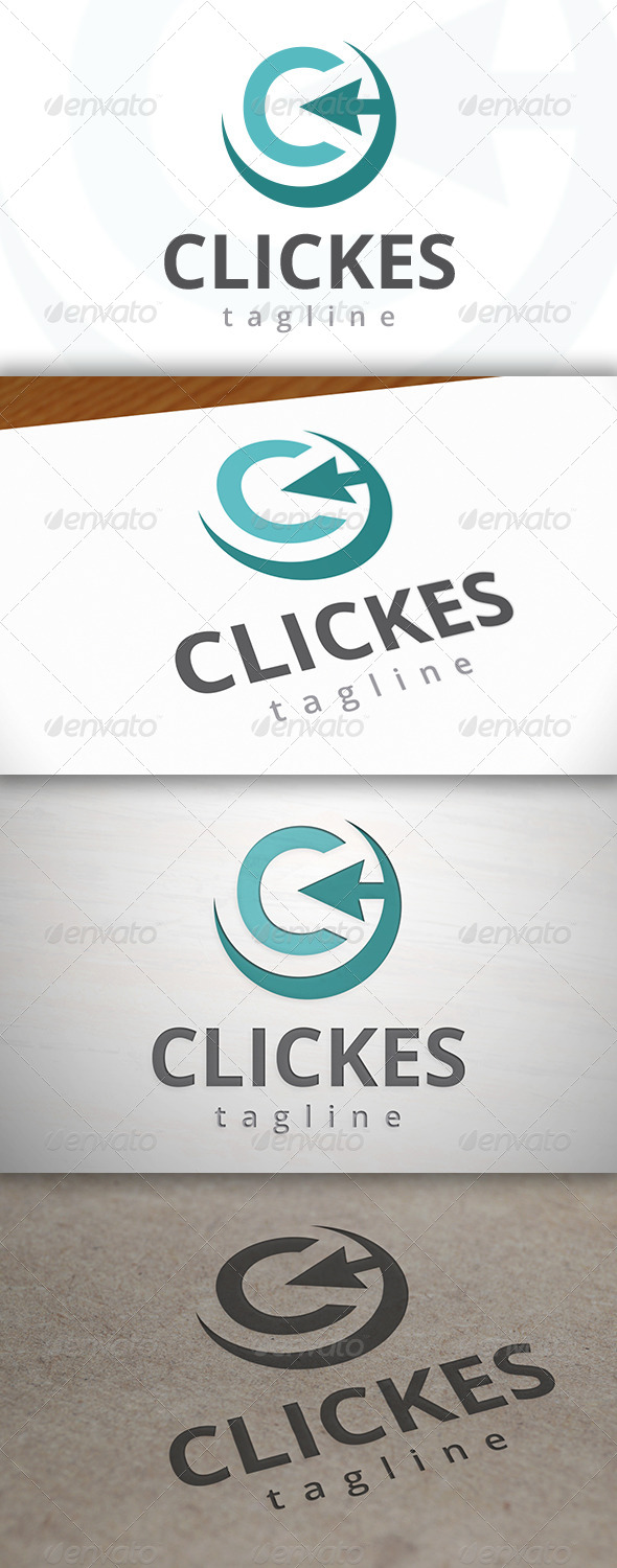 Click Logo - Letters Logo Templates