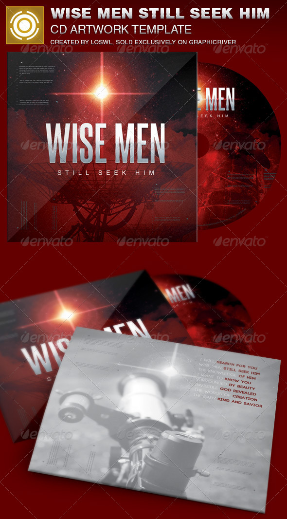 Wise Men Still Seek Him CD Artwork Template - CD & DVD Artwork Print Templates