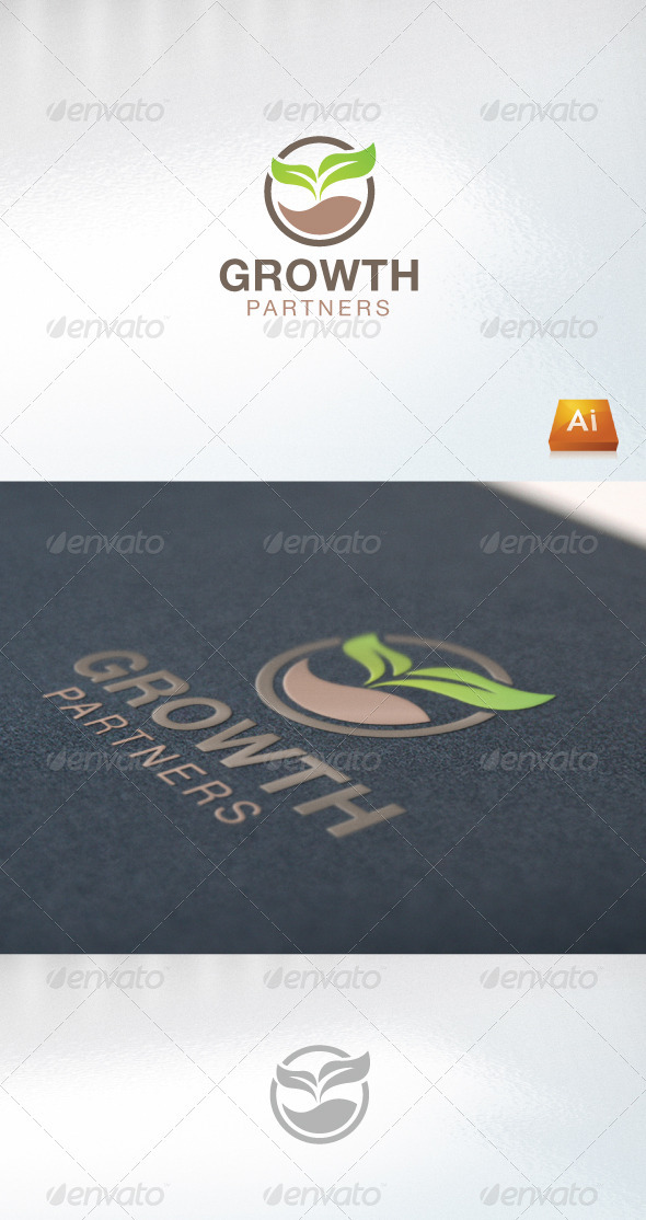 Growth Partners - Letters Logo Templates