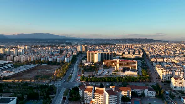 Panoramic Antalya Turkey Aerıal Vıew 4 K alt