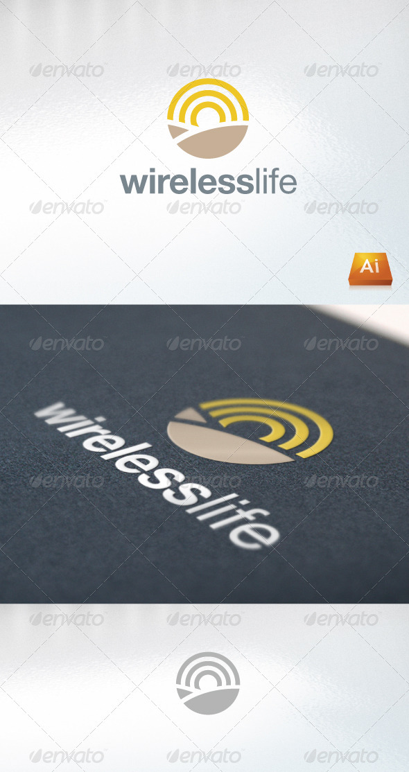 Wirelesslife - Abstract Logo Templates