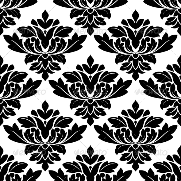 Damask Style Arabesque Pattern - Patterns Decorative