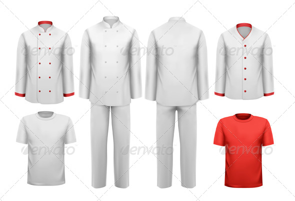 Set of Various Work Clothes - Commercial / Shopping Conceptual