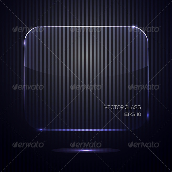Glass Banner - Decorative Symbols Decorative