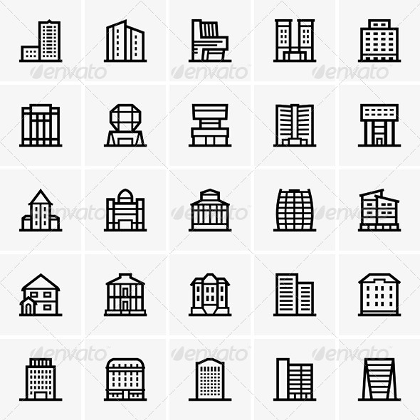 Civil Buildings - Buildings Objects