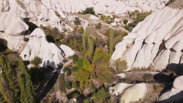 Aerial View Cappadocia Landscape alt