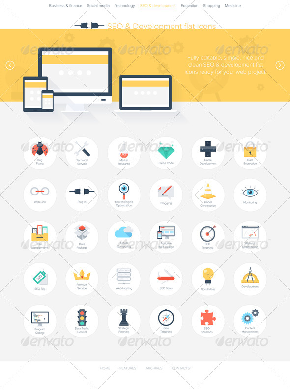 SEO Icons - Business Icons