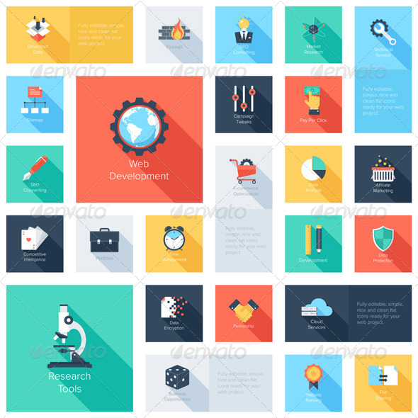 SEO Icons - Business Icons