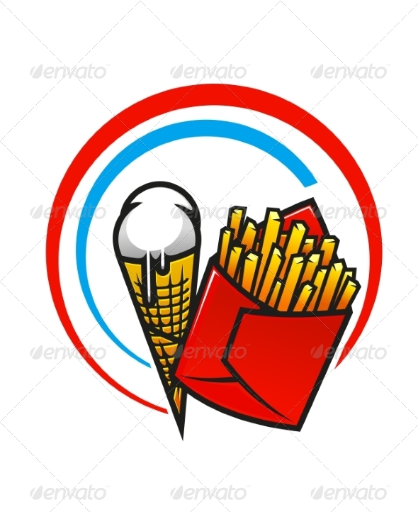 Fast Food Icon - Food Objects