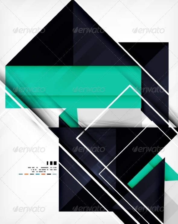 Geometric Shape Abstract Business Template - Abstract Conceptual
