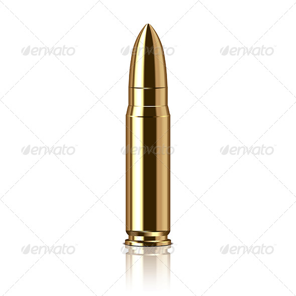 Rifle Bullet - Man-made Objects Objects