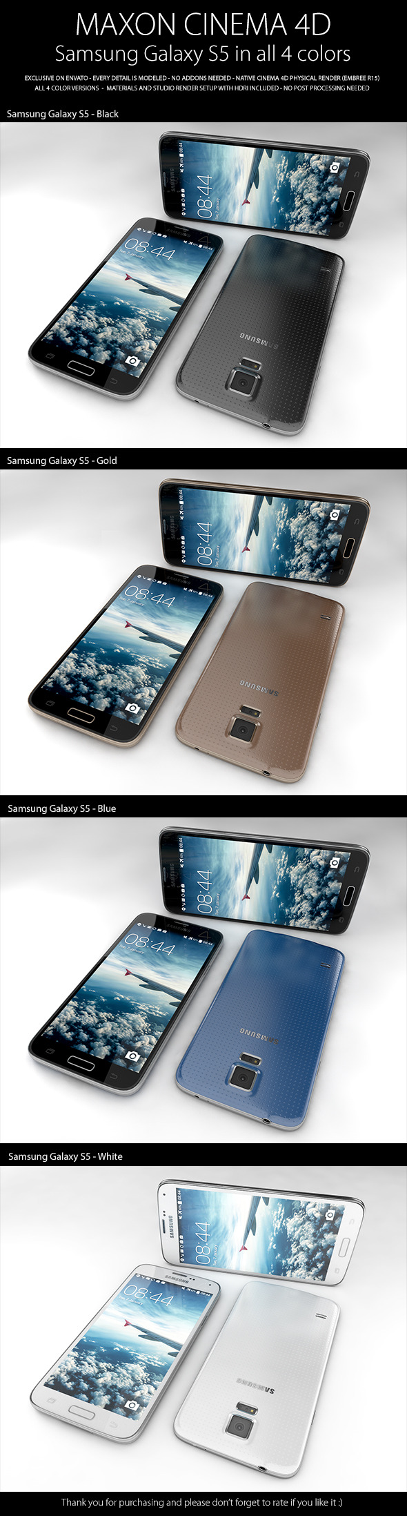 Samsung Galaxy S5 - 3Docean 7046589