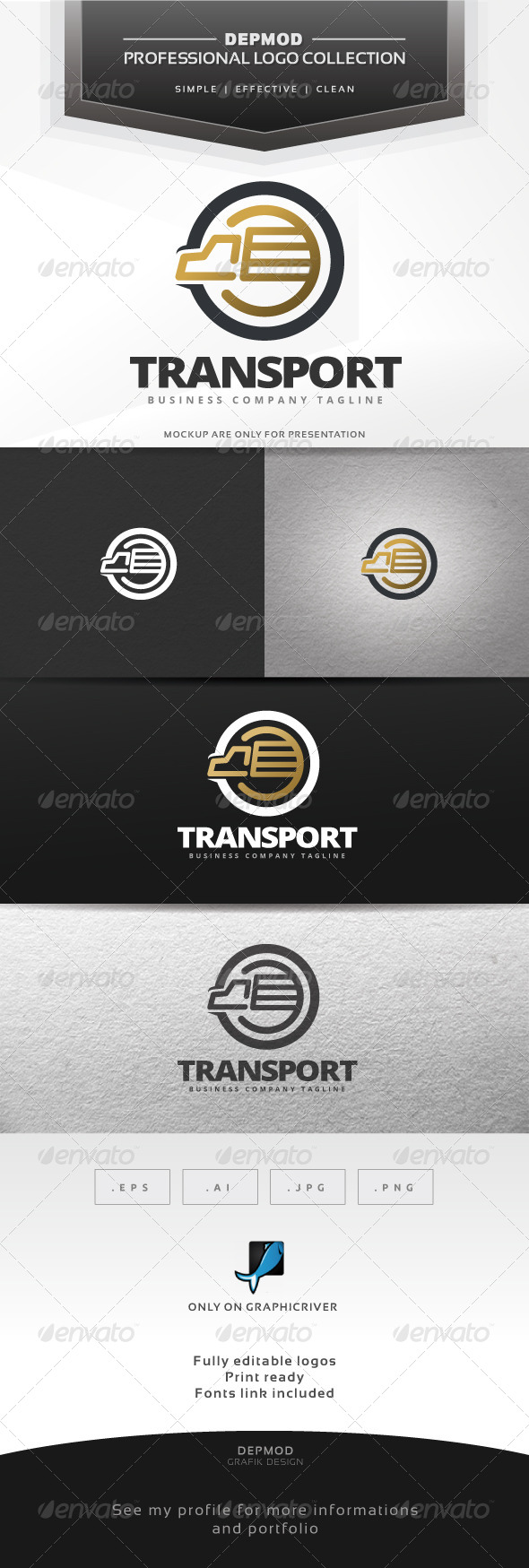 Transport Logo - Symbols Logo Templates