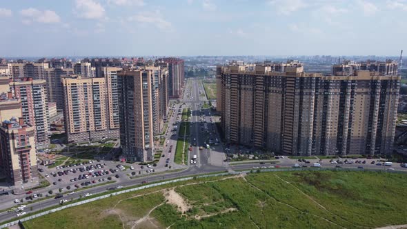 Aerial Video Shooting Over Multistorey Buildings