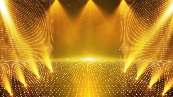 Romantic And Aesthetic Particle Light Flashing Award Ceremony Stage Background