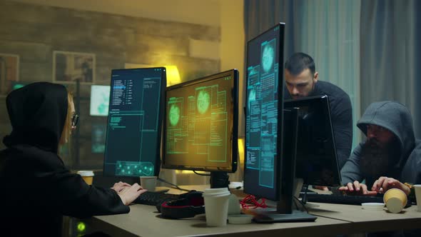 Excited Hacker Team After Access Granted on a Cyber Attack alt