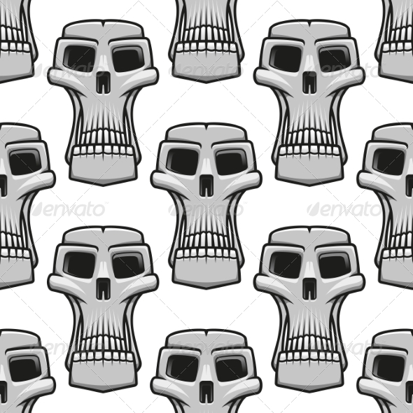 Skull Pattern - Monsters Characters