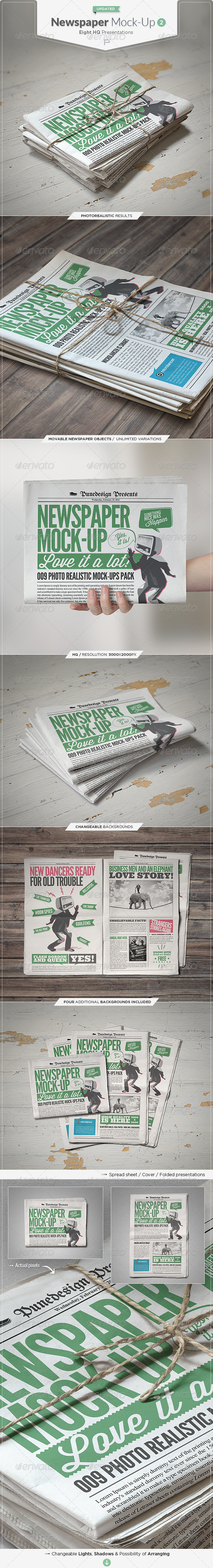 Download Newspaper / Newsletter Mock-Up - 2 by punedesign ...