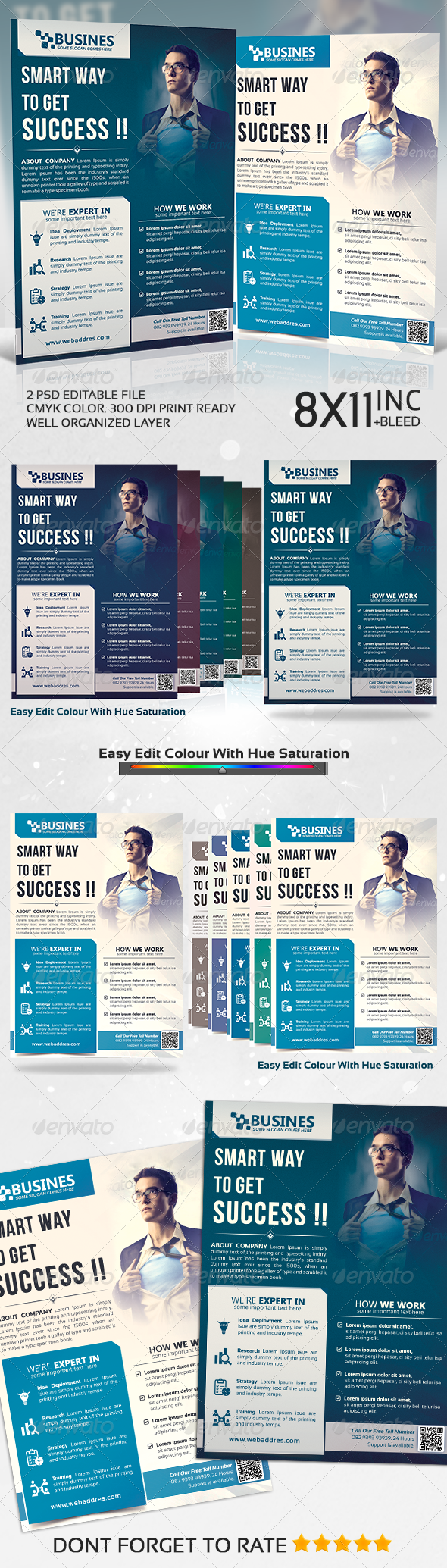 Modern Business Corporate Flyer Template V5 - Corporate Flyers