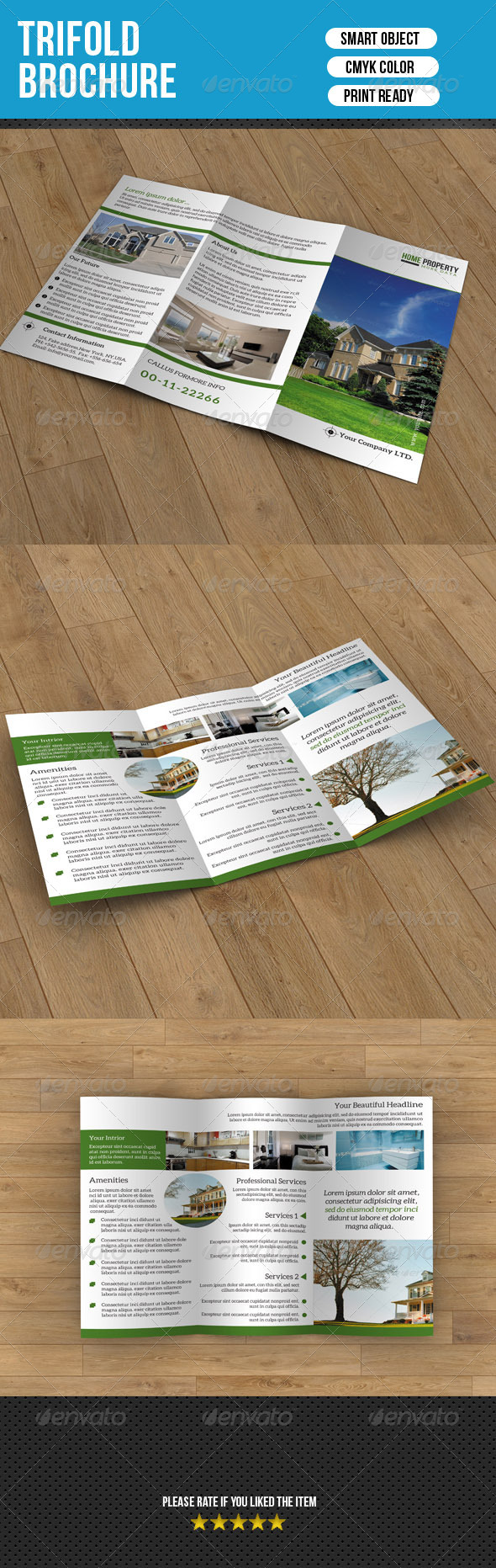 Trifold Brochure- Real Estate - Corporate Brochures