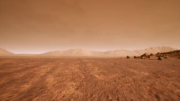 Flight over Martian Terrain 2