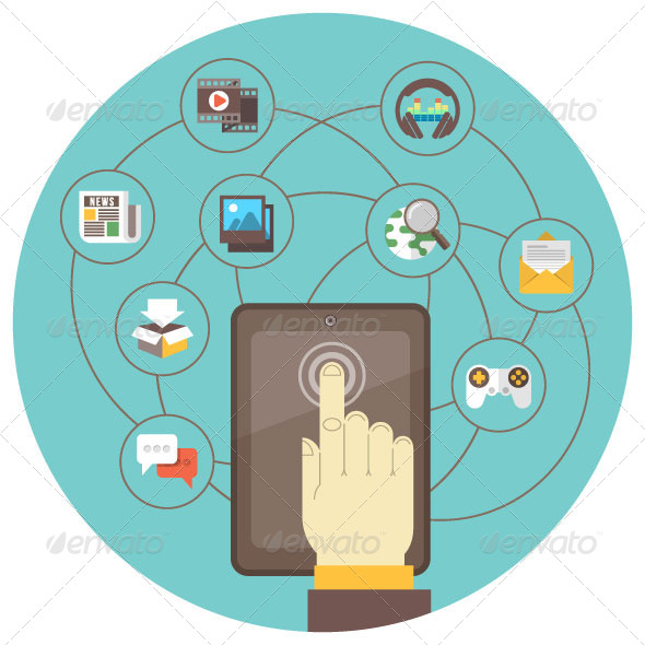 Social Networking by Tablet - Media Technology