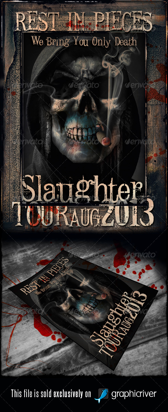 Heavy Metal Flyer/Poster Vol.6 - Concerts Events