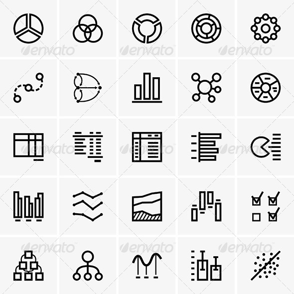 Business Graph Icons - Business Conceptual