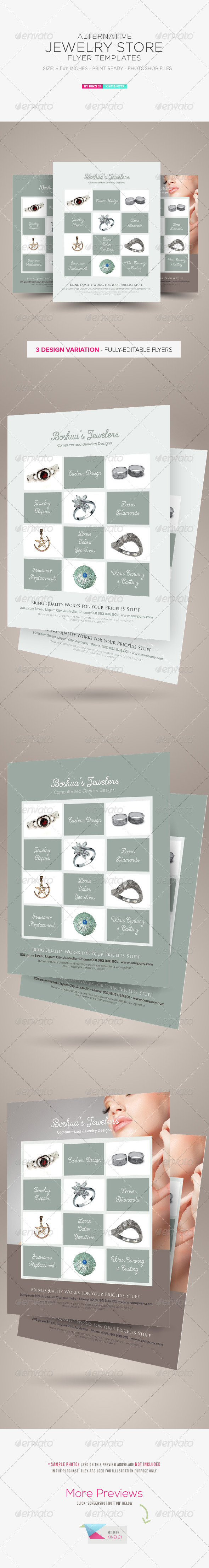 Jewelry Store Flyer Template - Corporate Flyers