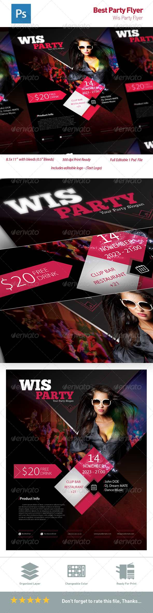 Party Flyer - Clubs & Parties Events