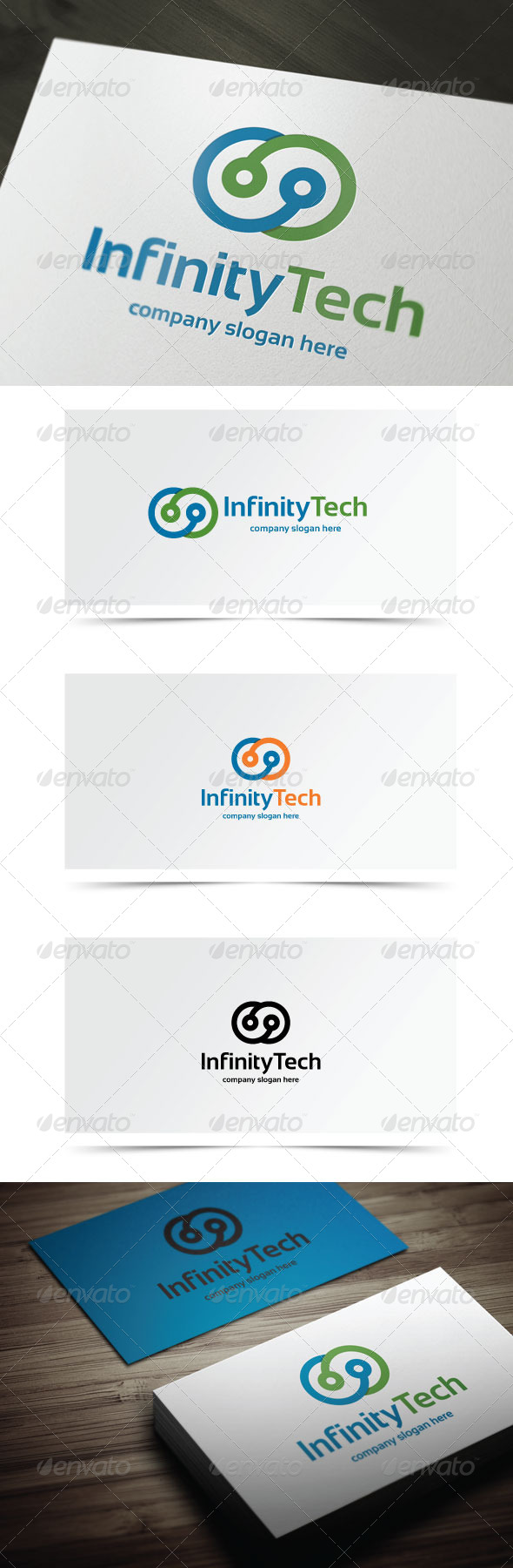 Infinity Tech - Symbols Logo Templates