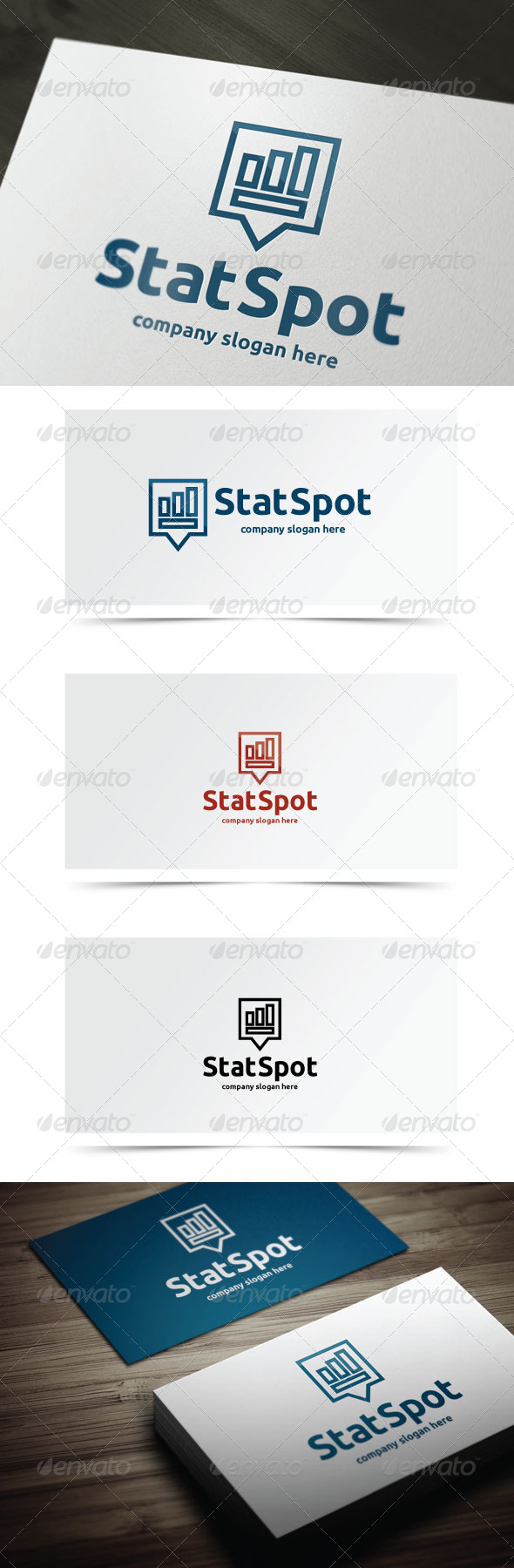 Stat Spot - Symbols Logo Templates