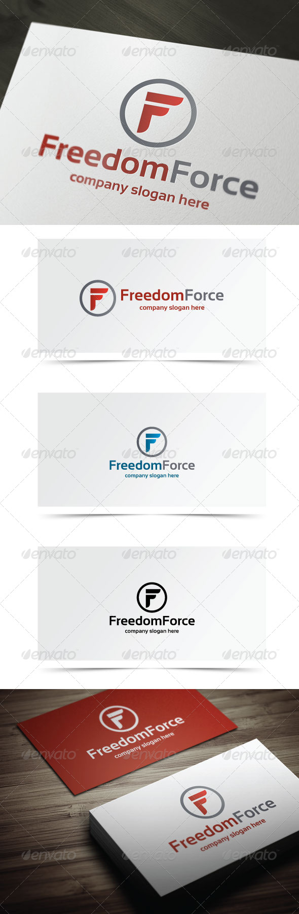 Freedom Force - Letters Logo Templates