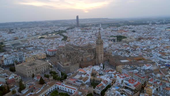 Seville City From the Air alt