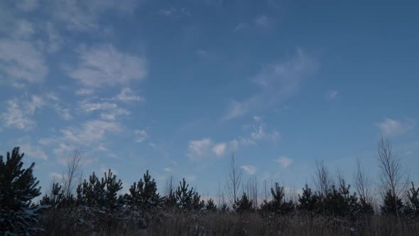 Simultaneous Movement of Clouds of Different Levels Time Lapses alt