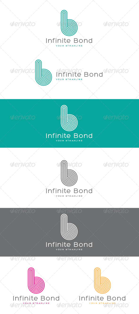Infinite Bond Letter B Logo - Letters Logo Templates