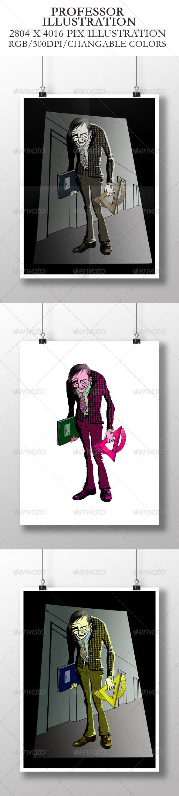 Professor Illustration - People Illustrations