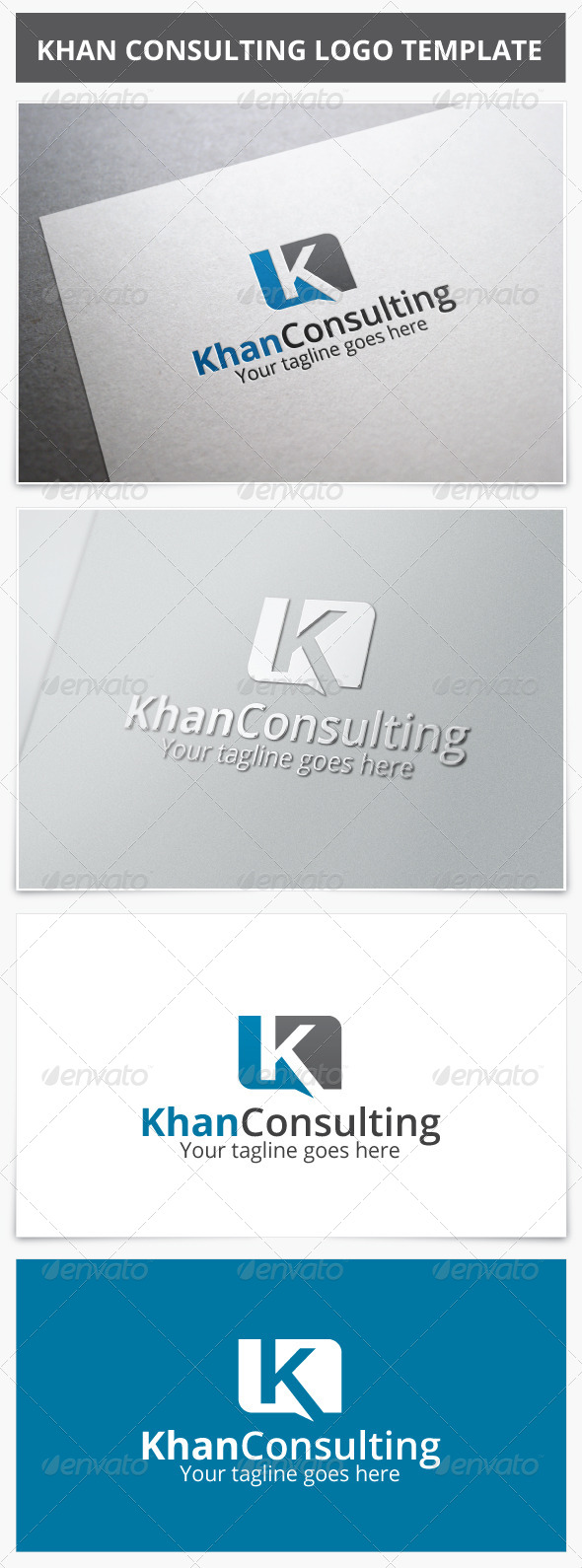 Khan Consulting Logo - Letters Logo Templates