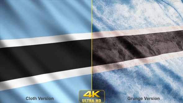 Botswana Flags alt