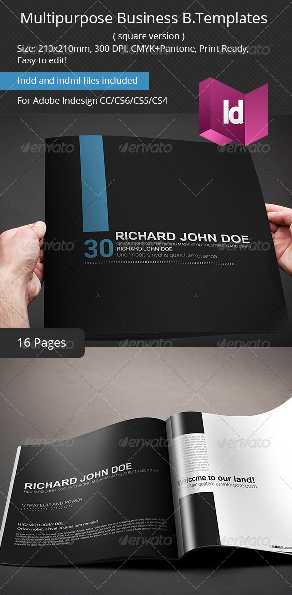 Multipurpose Business Brochure Square Version - Portfolio Brochures