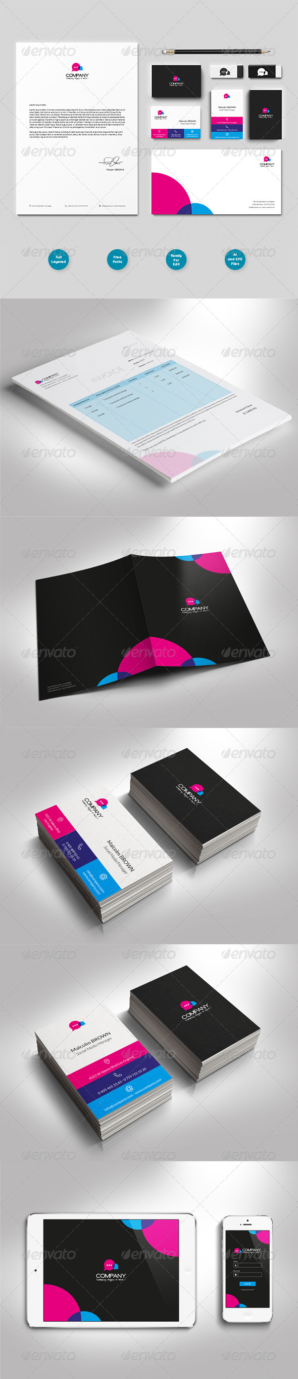 Corporate Identity - Stationery Print Templates