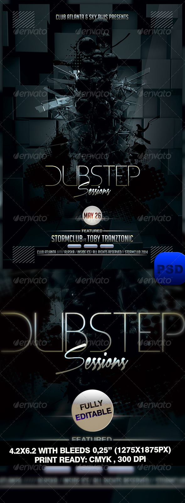 Futuristic Party Flyer - Events Flyers