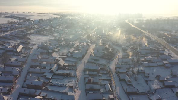 Cinematic Winter Village