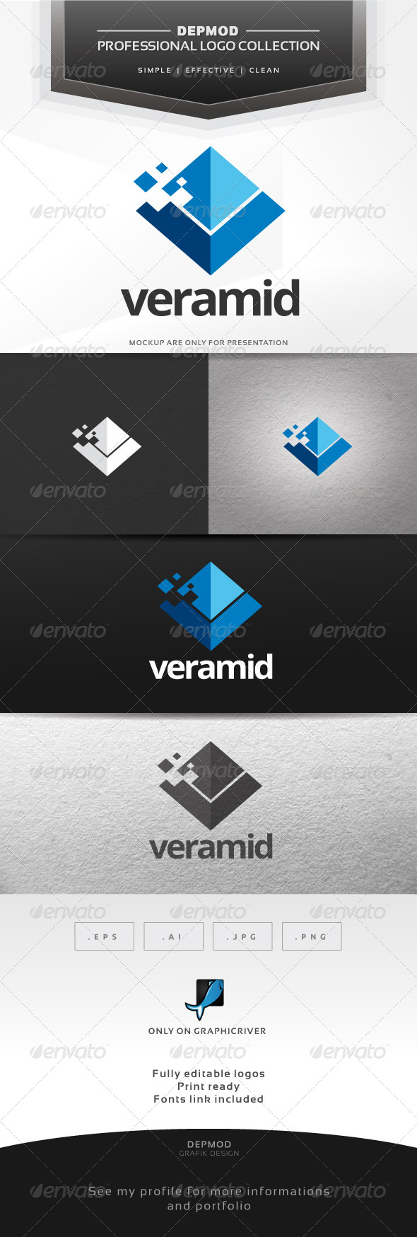 Veramid Logo - Symbols Logo Templates