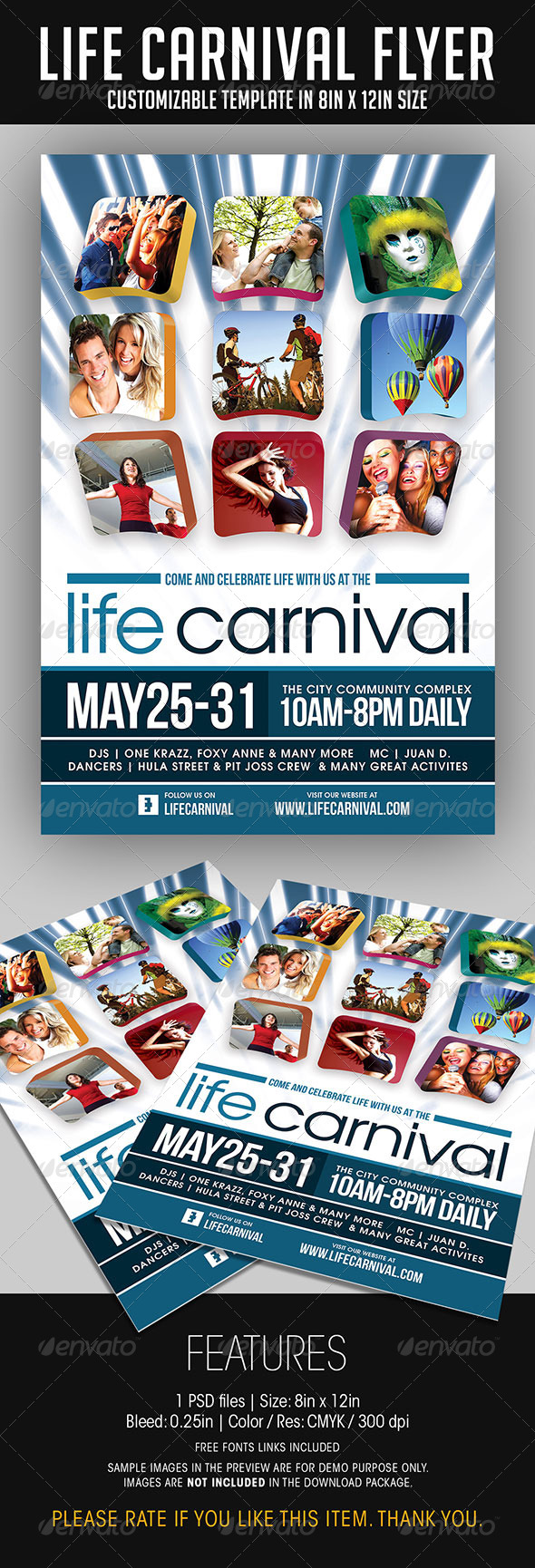 Life Carnival Flyer - Events Flyers
