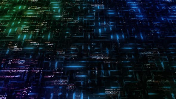 Futuristic Digital Control and Data Processing Interface alt