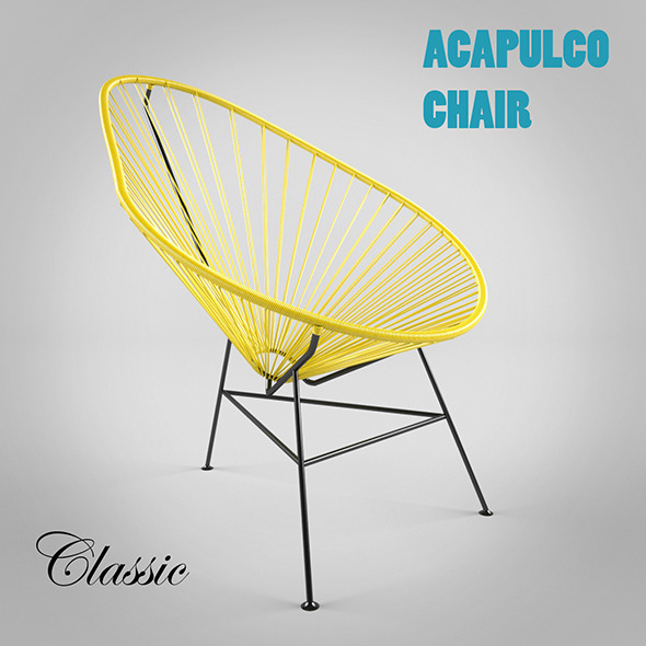 Acapulco Chair Classic - 3Docean 7066179