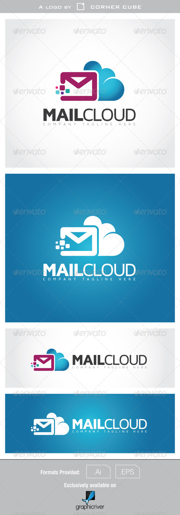 Mail Cloud Logo - Logo Templates