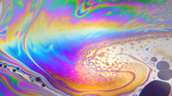 Abstract Liquid Colorful Bubbles And Moving Fluid alt