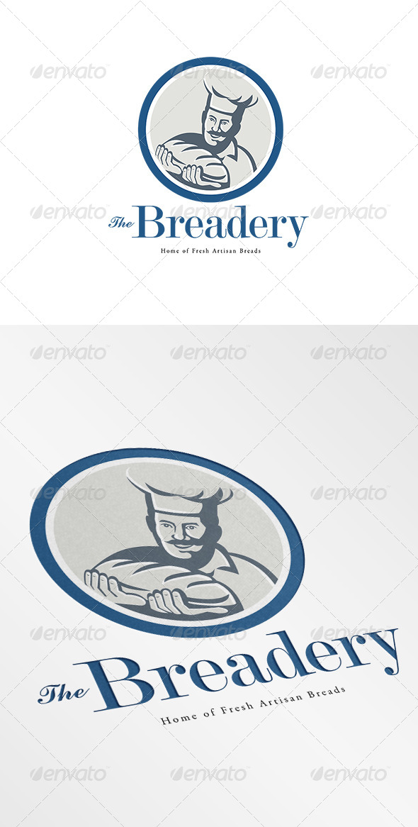 The Breadery Fresh Artisan Breads Logo - Humans Logo Templates